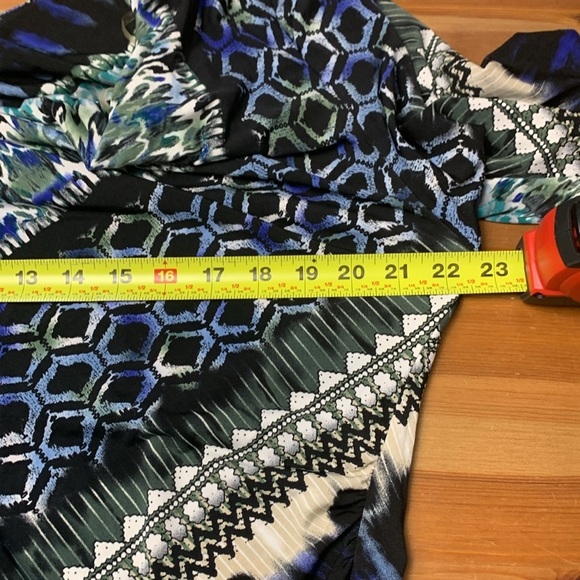 Laura 4 Season Dress, Cowl Neck, Short Sleeve, Stretchy, Comfortable - Picture 8 of 8